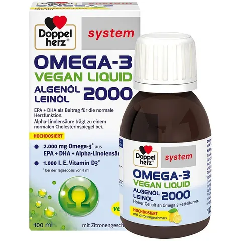 Doppelherz Omega-3 Vegan Liquid 2000 System – Bild 3