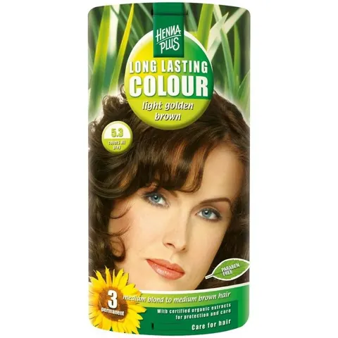 Hennaplus Long Lasting Light Golden Brown 5,3 – Bild 4