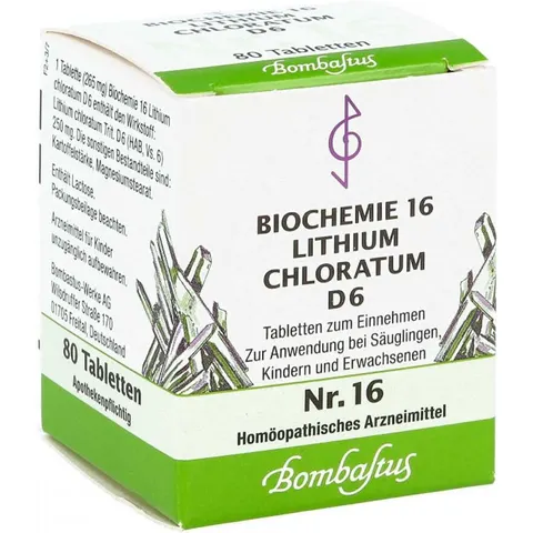 Biochemie 16 Lithium chloratum D6 Tabletten – Bild 2