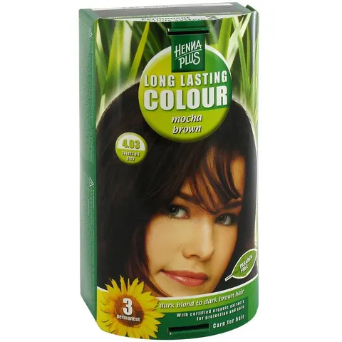 Hennaplus Long Lasting Mocha Brown 4,03 – Bild 3