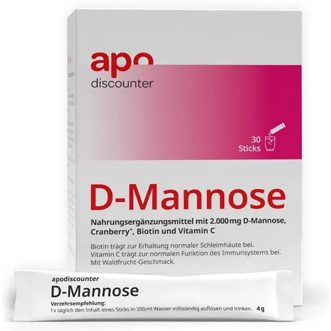 D-Mannose Sticks 2000 mg von apodiscounter – 19484331 – Bild 2
