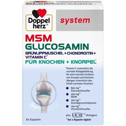 Doppelherz MSM Glucosamin System Kapseln – Bild 3