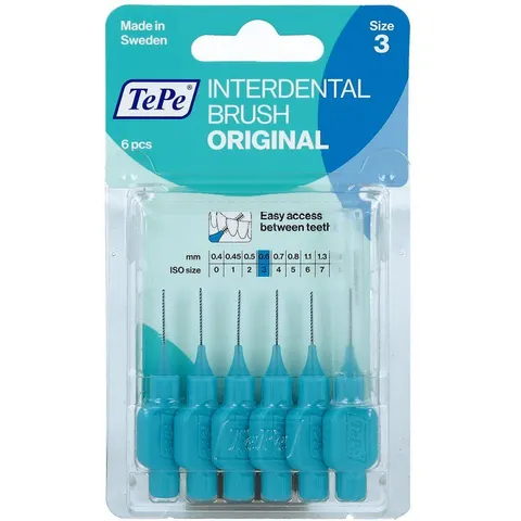 Tepe Interdentalbürste 0,6mm blau – Bild 2