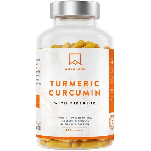 Aavalabs Curcumin+piperin Vegan Kapseln – Bild 3
