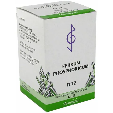 Biochemie 3 Ferrum phosphoricum D12 Tabletten – Bild 2