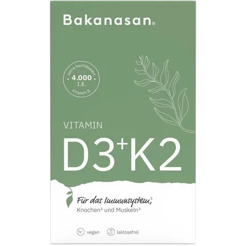 Bakanasan Vitamin D3+k2 Kapseln – Bild 2