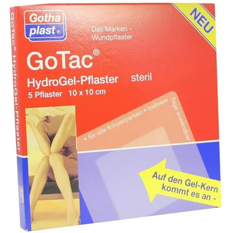 Gotac Hydrogel-pflaster L 10x10 cm steril – Bild 2