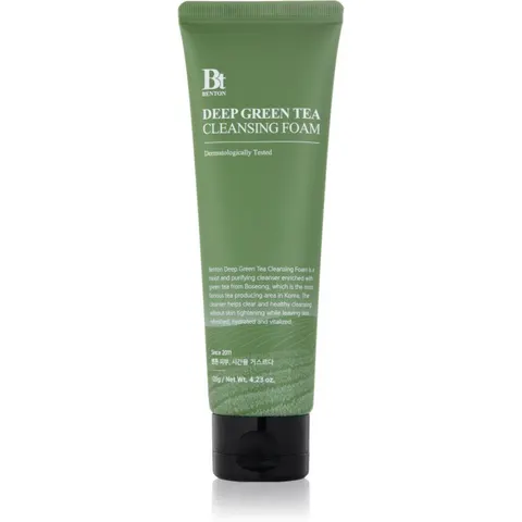 Benton Deep Green Tea Cleansing Foam 120 gr – image 2