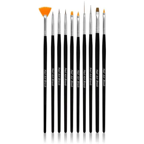 NEONAIL Nail Art Brushes brush set for nails 10 pc – image 2
