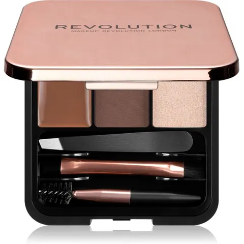 Revolution Brow Sculpt Kit perfect eyebrows kit shade Medium 2.2 g – image 2