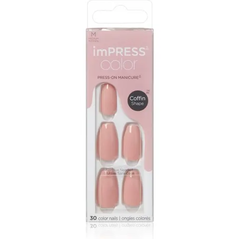 Kiss imPRESS Color Medium false nails Sumptuous 30 pc – image 2