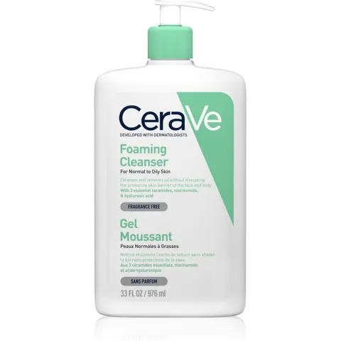 Cerave Foaming Cleansing Gel 1000 ml – image 3