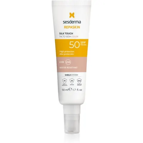 Sesderma Repaskin Sunscreen Silky Touch 50mL Tinted SPF50+ – image 4