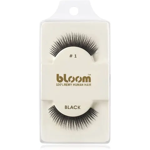 Bloom Natural No. 1 Black 1 cm - False Lashes – image 2