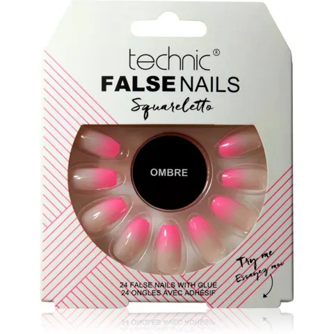 Technic Cosmetics False Nails Squareletto false nails Ombre 24 pc – image 2