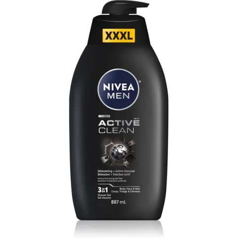 NIVEA MEN Active Clean shower gel M 887 ml – image 2