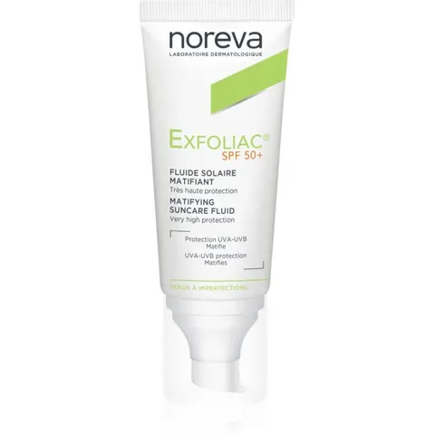 Noreva Exfoliac Matifying Suncare Fluid SPF50+ 40ml – image 2