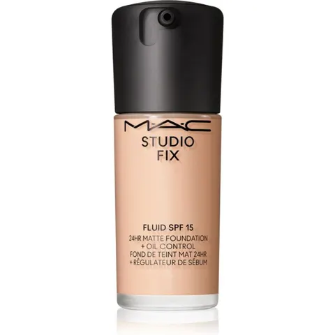 MAC Cosmetics Studio Fix Fluid SPF 15 24HR Matte Foundation + Oil Control mattifying foundation SPF 15 shade N4.5 30 ml – image 2