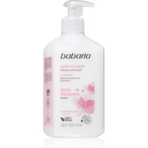 Babaria Rosa Mosqueta Hand Soap 500ml – image 3