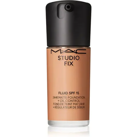 MAC Cosmetics Studio Fix Fluid SPF 15 24HR Matte Foundation + Oil Control mattifying foundation SPF 15 shade NC44 30 ml – image 3
