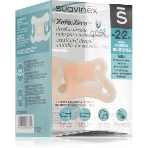 Suavinex Zero Physiological Teat dummy -2-2 m 1 pc – image 2