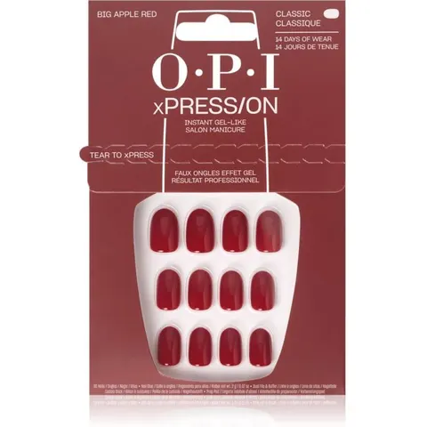 OPI xPRESS/ON false nails Big Apple Red 30 pc – image 2