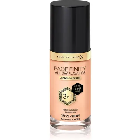 Max Factor Facefinity 3 in 1 Primer Concealer & Foundation N45 Warm – image 3