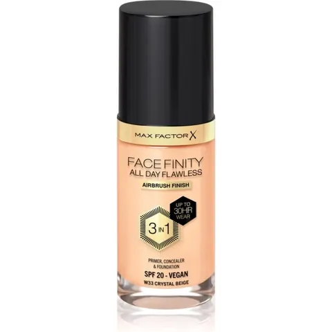 Max Factor Facefinity 3 in 1 Primer Concealer & Foundation W33 – image 3