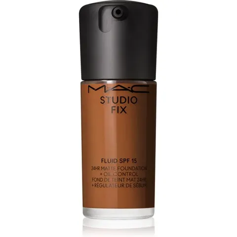MAC Cosmetics Studio Fix Fluid SPF 15 24HR Matte Foundation + Oil Control mattifying foundation SPF 15 shade NW47 30 ml – image 2