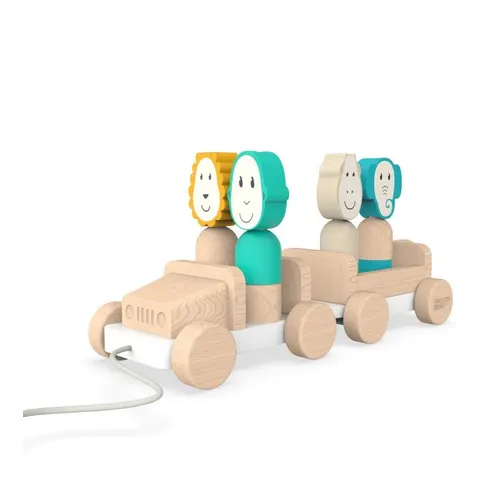 Matchstick Monkey Safari Jeep squeaky toy 1 pc – image 2