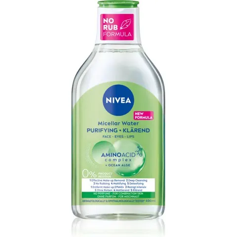 NIVEA Purifying cleansing micellar water 400 ml – image 2