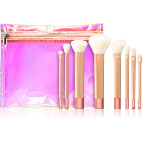 Real Techniques The Wanderer travel brush set with bag mini 8 pc – image 2