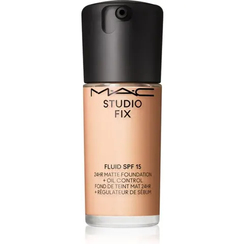 MAC Cosmetics Studio Fix Fluid SPF 15 24HR Matte Foundation + Oil Control mattifying foundation SPF 15 shade NW13 30 ml – image 2