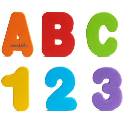 Munchkin Bath Learn Letters & Numbers bath toy 18 m+ 36 pc – image 3