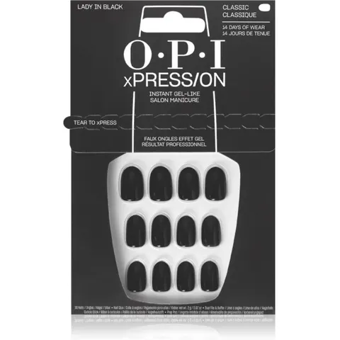 OPI xPRESS/ON false nails Lady in Black 30 pc – image 3