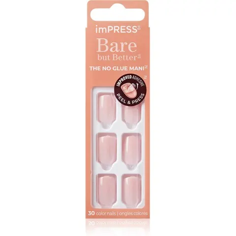 Kiss imPRESS Bare but Better false nails self-adhesive Instinct 30 pc – image 2
