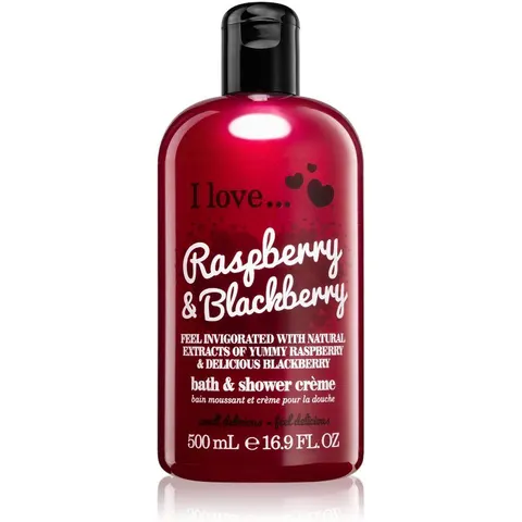 I Love Raspberry & Blackberry Bath & Shower Creme 500ml – image 4