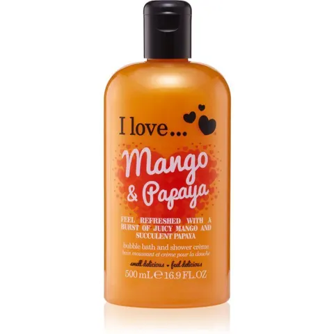 I Love Bubble Bath & Shower Creme Mango & Papaya – image 2