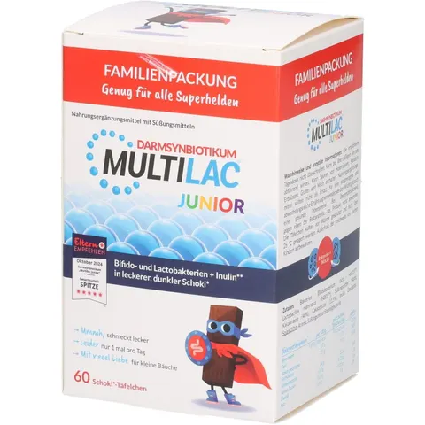 Multilac Darmsynbiotikum Junior Täfelchen – Bild 2