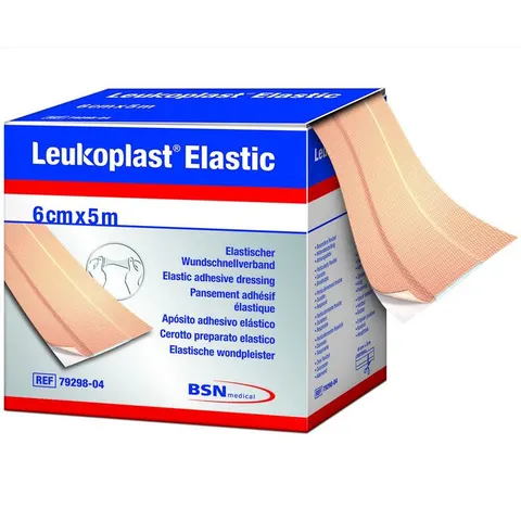 Leukoplast Elastic Pflaster 6 cmx5 m Rolle – Bild 3