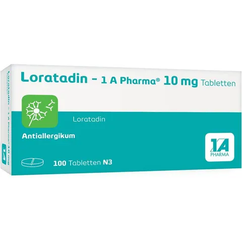 1 A Pharma Loratadin-1A Pharma Tabletten 100 St – Bild 2