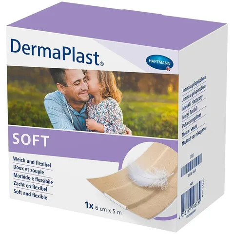 Dermaplast Soft Pflaster 6 cmx5 m – Bild 2