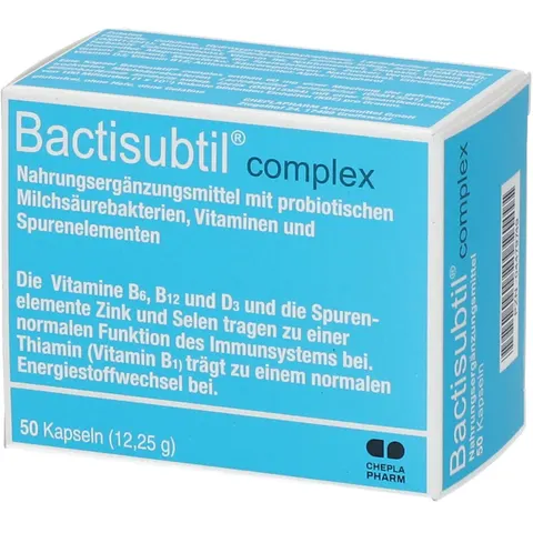 Bactisubtil Complex Kapseln 50 St – Bild 2