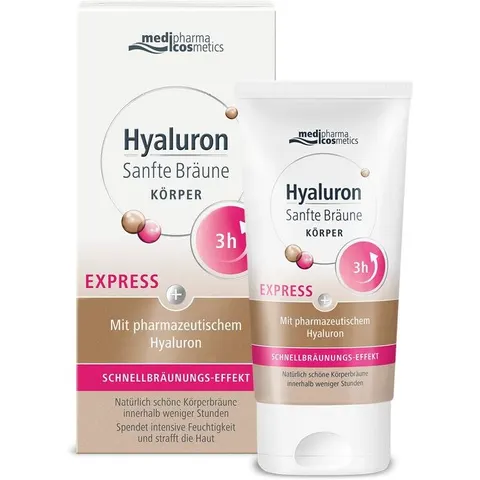 Hyaluron Sanfte Bräune Express Körper Creme – Bild 4