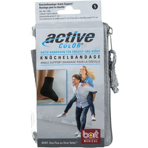 Bort Activecolor Knöchelbandage small schwarz – Bild 2