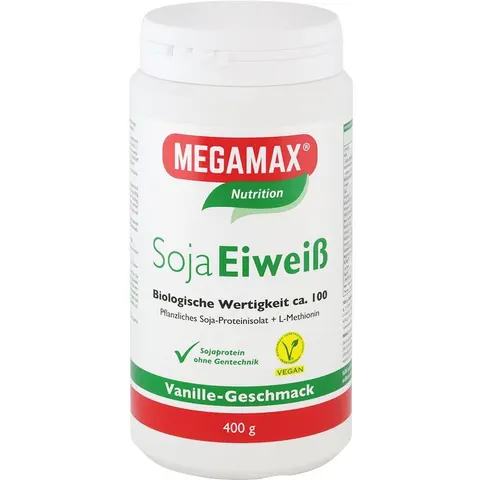 Megamax Soja Eiweiss Vanille Pulver – Bild 3