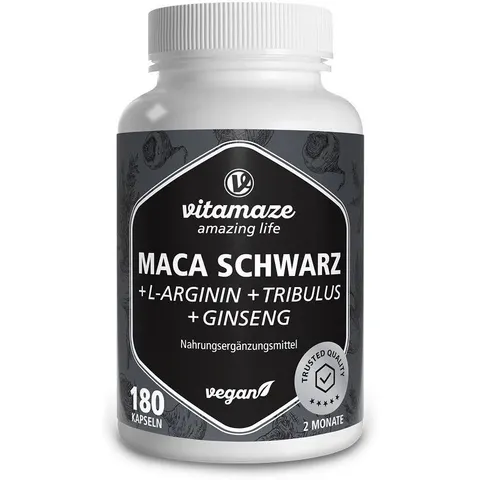 vitamaze MACA SCHWARZ 180 St Kapseln – Bild 2