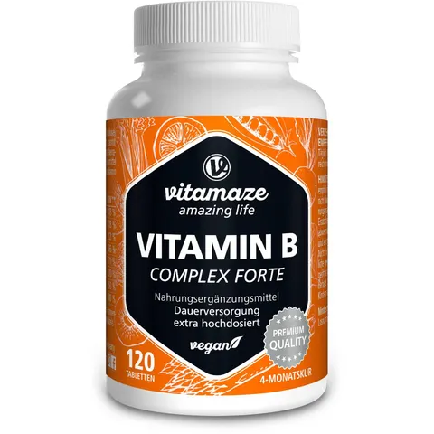 vitamaze VITAMIN B-COMPLEX FORTE 120 St Tabletten – Bild 3