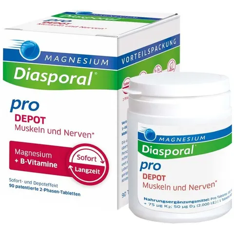 MAGNESIUM Diasporal pro DEPOT 90 St Tabletten – Bild 2