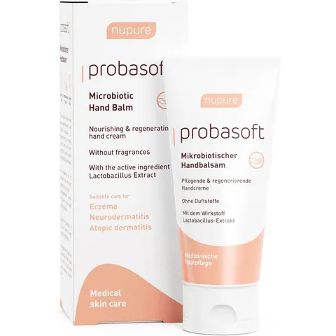 nupure probasoft Microbiotic Hand Balm 50 g Creme – Bild 2